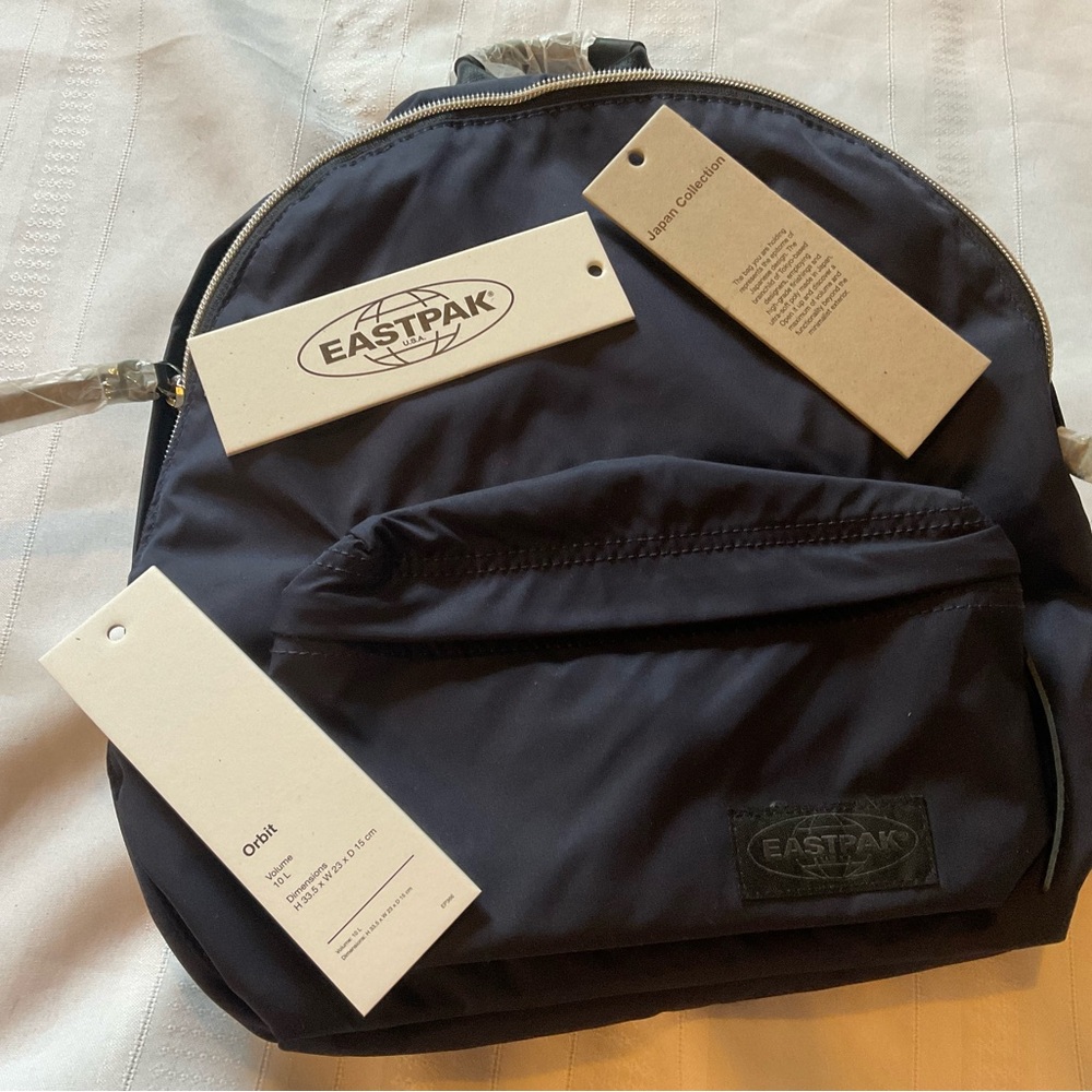 New Eastpak Backpack. Medium size in blue.